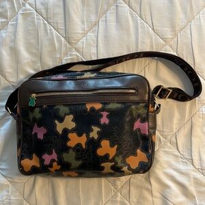 Tous - Classic Kaos Shoulder Strap Handbag Vinyl Cross Body Bag